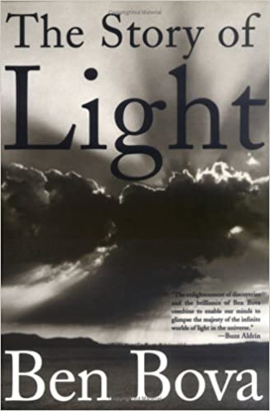 Book cover for "The Story of Light" by Ben Bova