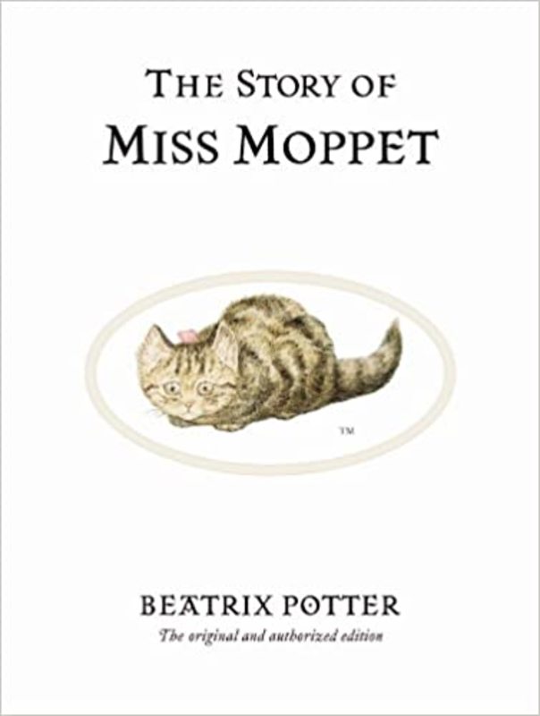 Book cover for "The Story of Miss Moppet" by Beatrix Potter