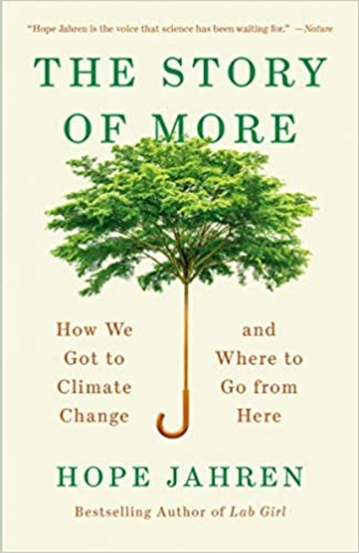 Book cover for "The Story of More" by Hope Jahren