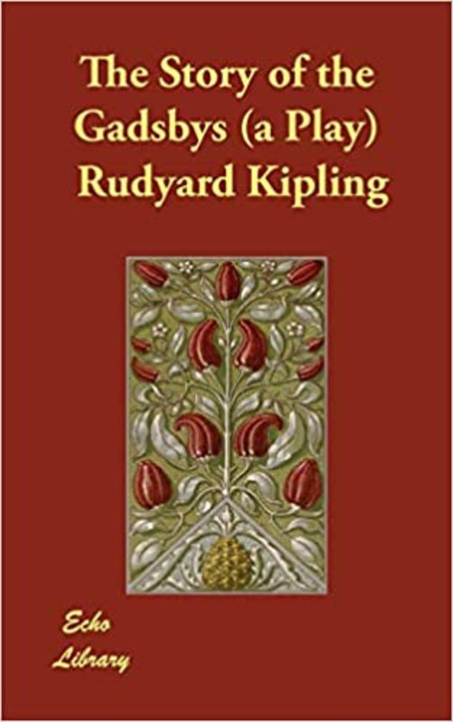 Book cover for "The Story of the Gadsbys" by Rudyard Kipling