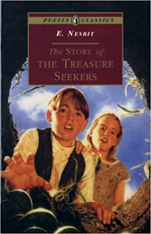 Book cover for "The Story of the Treasure Seekers" by E. Nesbit