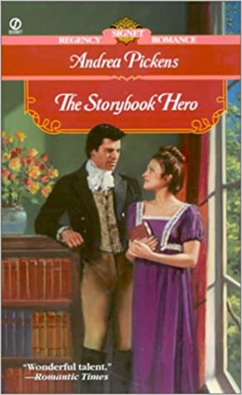 Book cover for "The Storybook Hero" by Andrea Penrose