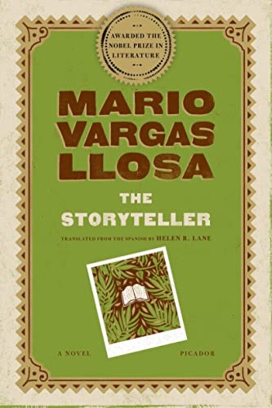 Book cover for "The Storyteller" by Mario Vargas Llosa