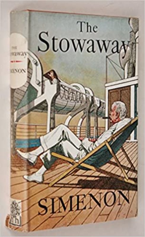 Book cover for "The Stowaway" by Georges Simenon