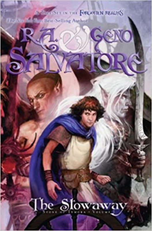 Book cover for "The Stowaway" by RA Salvatore