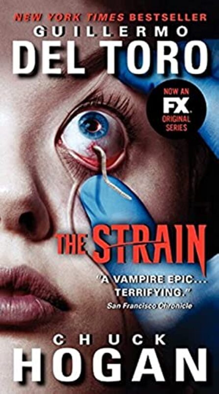 Book cover for "The Strain"