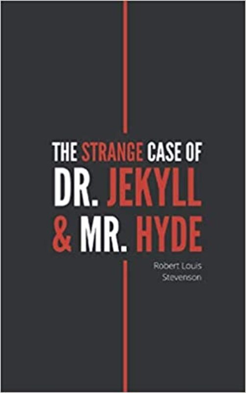 Book cover for "The Strange Case of Dr. Jekyll and Mr. Hyde" by Robert Louis Stevenson