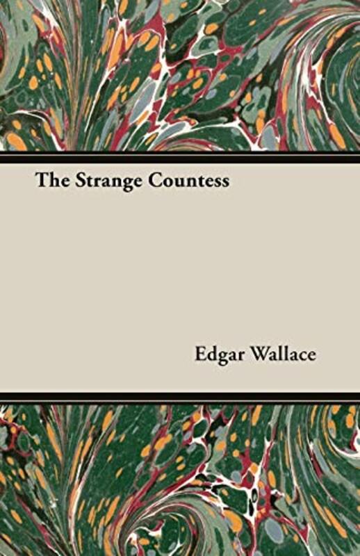 Book cover for "The Strange Countess" by Edgar Wallace