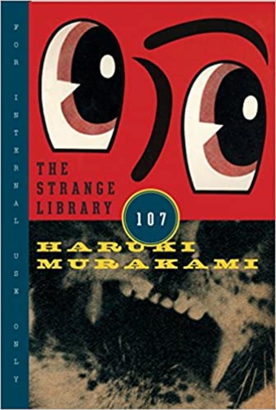Book cover for "The Strange Library" by Haruki Murakami