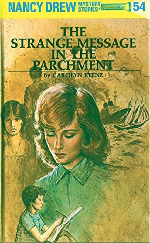 Book cover for "The Strange Message in the Parchment" by Mildred A Wirt