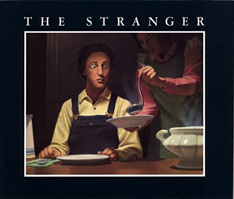 Book cover for "The Stranger" by Chris Van Allsburg