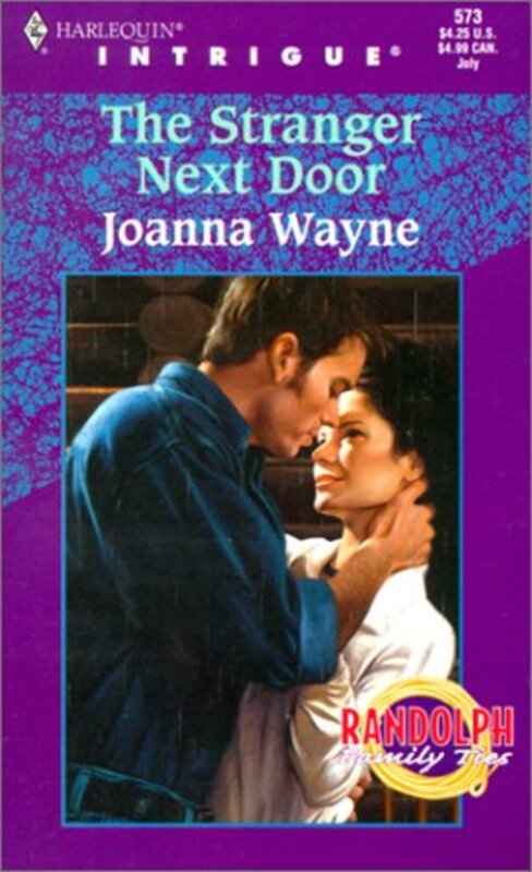 Book cover for "The Stranger Next Door" by Joanna Wayne
