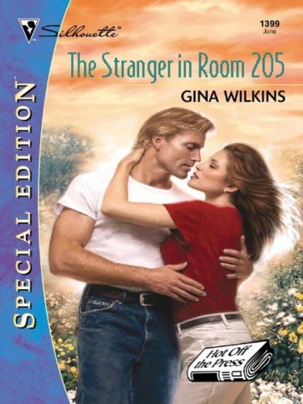 Book cover for "The Stranger in Room 205" by Gina Ferris Wilkins