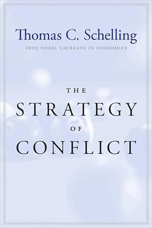 Book cover for "The Strategy of Conflict" by Thomas C. Schelling