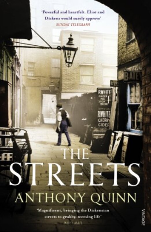 Book cover for "The Streets" by Anthony Quinn