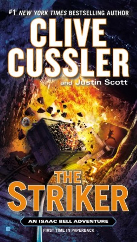 Book cover for "The Striker" by Clive Cussler