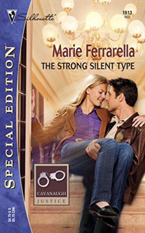Book cover for "The Strong Silent Type" by Marie Ferrarella