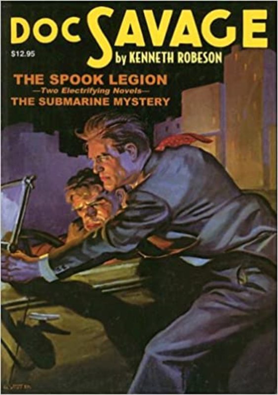 Book cover for "The Submarine Mystery" by Lester Dent
