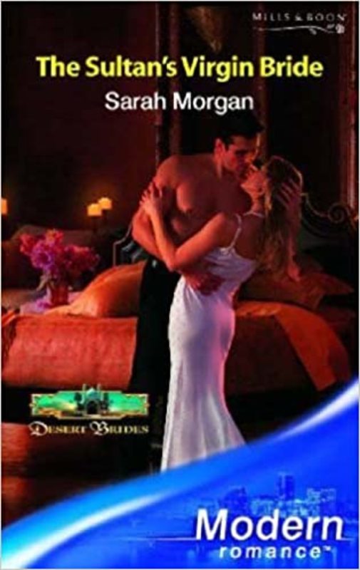 Book cover for "The Sultan's Virgin Bride" by Sarah Morgan