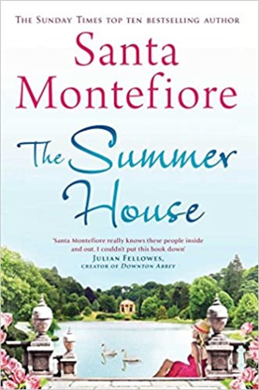 Book cover for "The Summer House" by Santa Montefiore