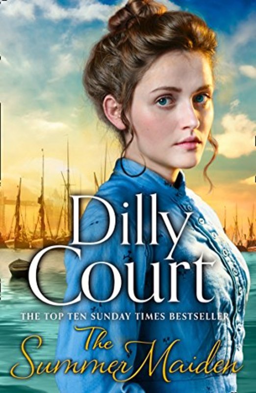 Book cover for "The Summer Maiden" by Dilly Court