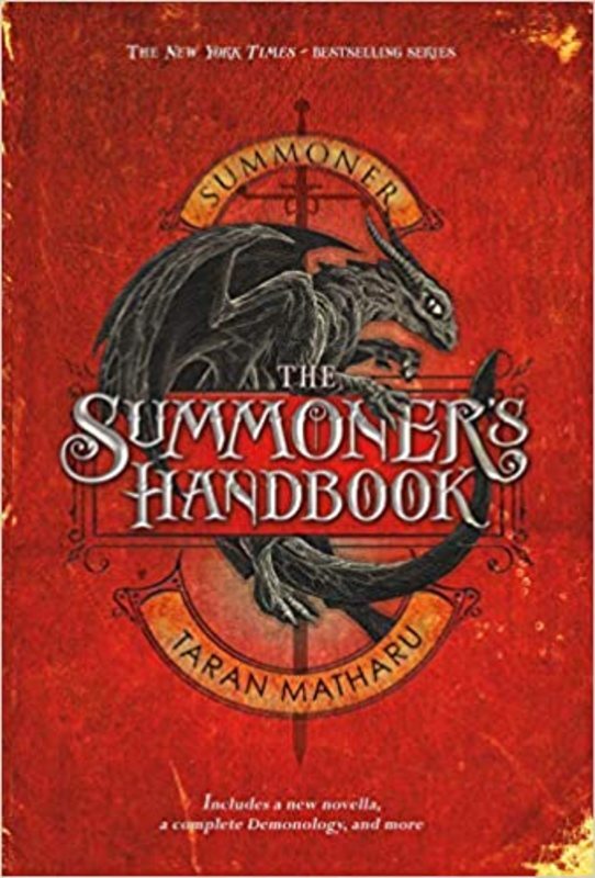 Book cover for "The Summoner's Handbook" by Taran Matharu