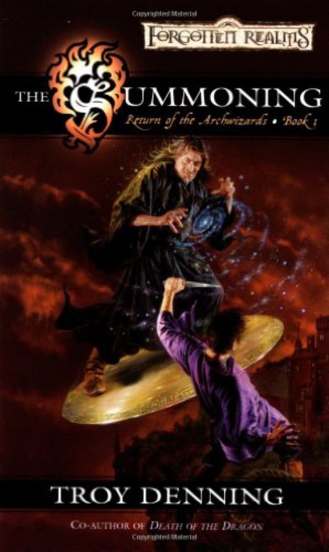 Book cover for "The Summoning" by Troy Denning