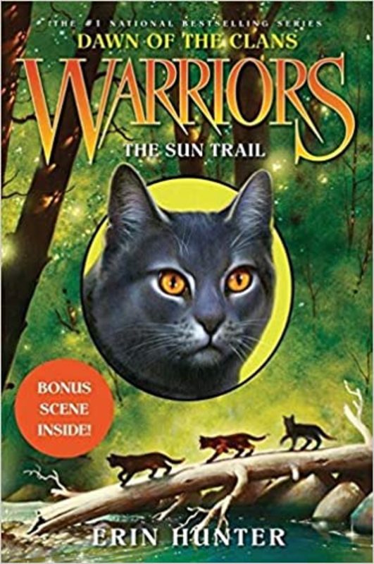 Book cover for "The Sun Trail" by Erin Hunter