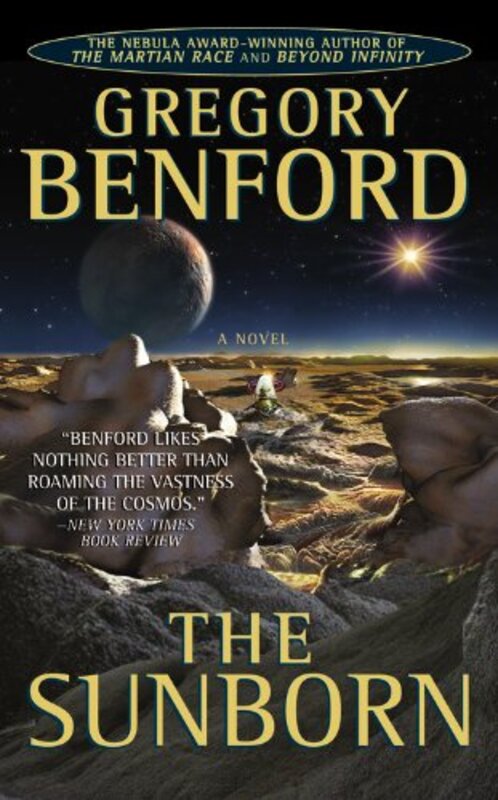 Book cover for "The Sunborn" by Gregory Benford