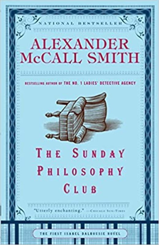 Book cover for "The Sunday Philosophy Club" by Alexander McCall Smith