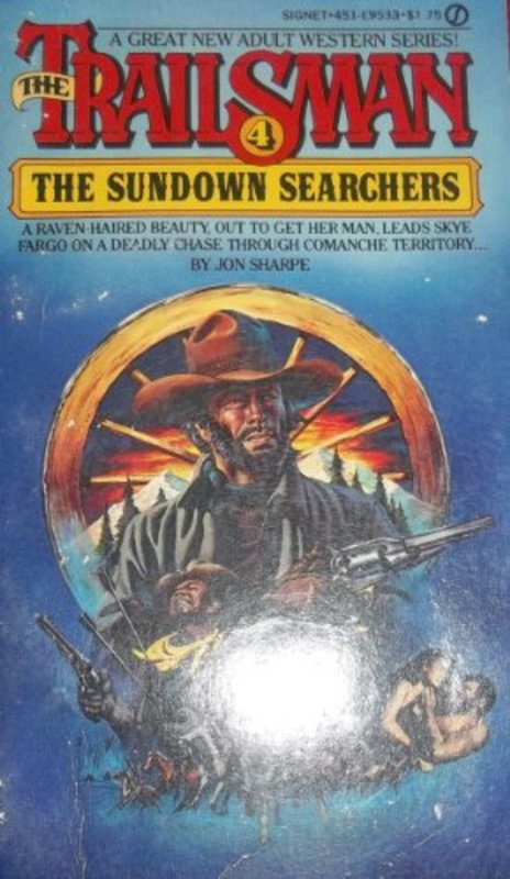 Book cover for "The Sundown Searchers" by Jon Sharpe