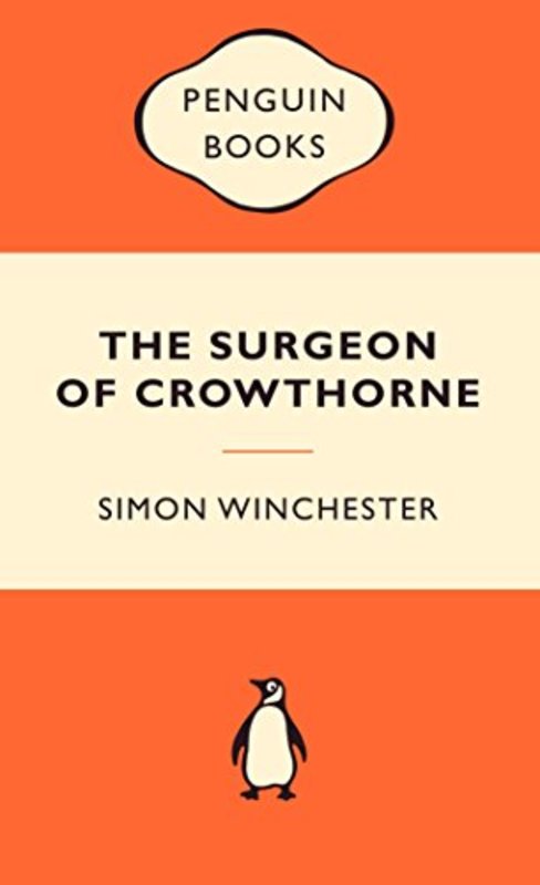 Book cover for "The Surgeon of Crowthorne" by Simon Winchester