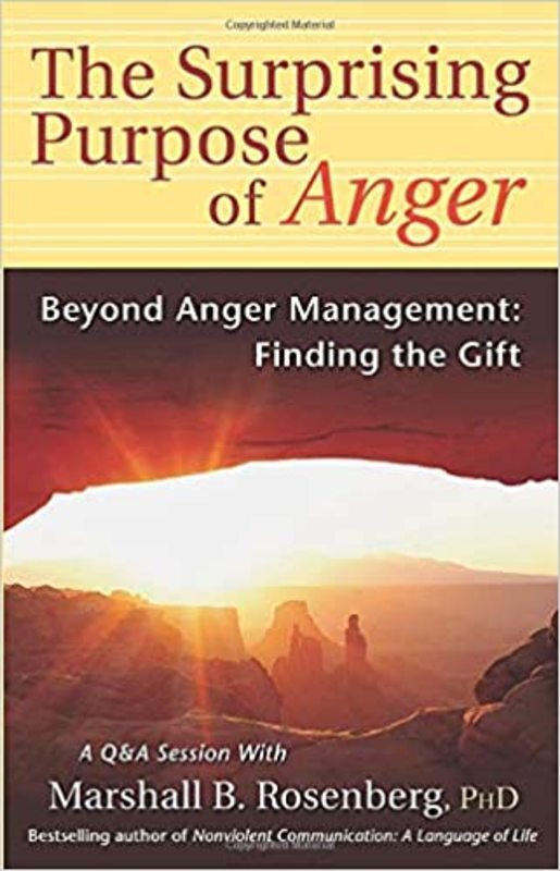Book cover for "The Surprising Purpose of Anger" by Marshall B. Rosenberg