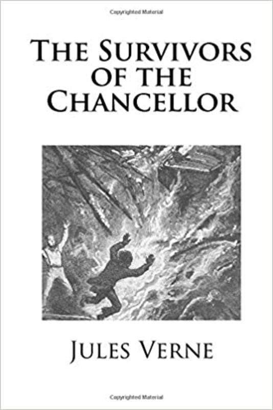 Book cover for "The Survivors of the Chancellor" by Jules Verne