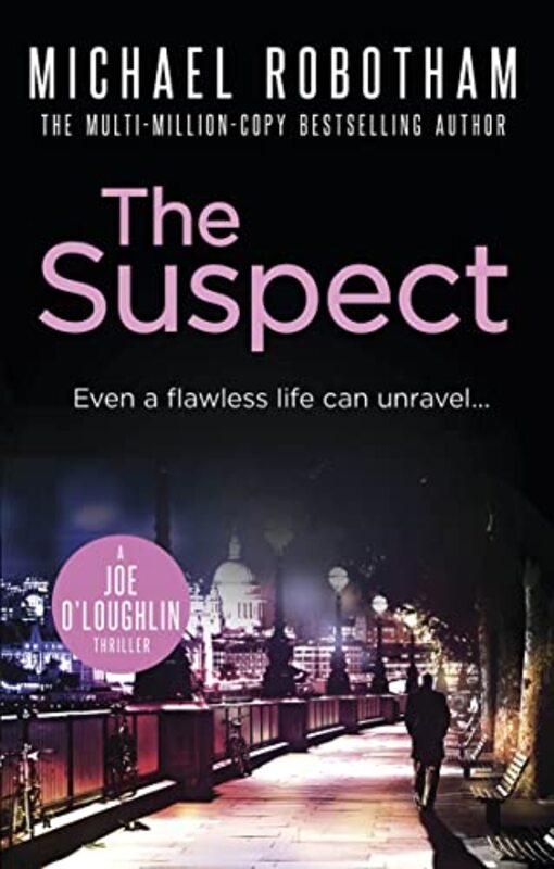 Book cover for "The Suspect" by Michael Robotham