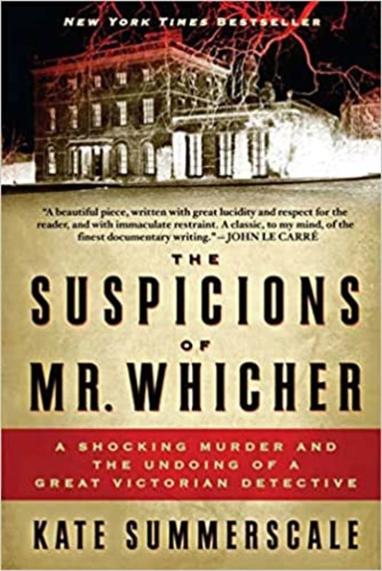 Book cover for "The Suspicions of Mr. Whicher" by Kate Summerscale