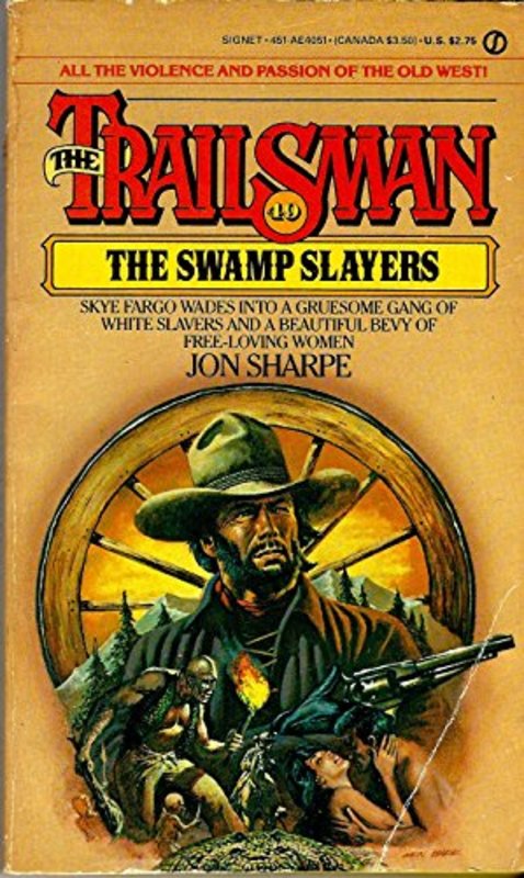 Book cover for "The Swamp Slayers" by Jon Sharpe