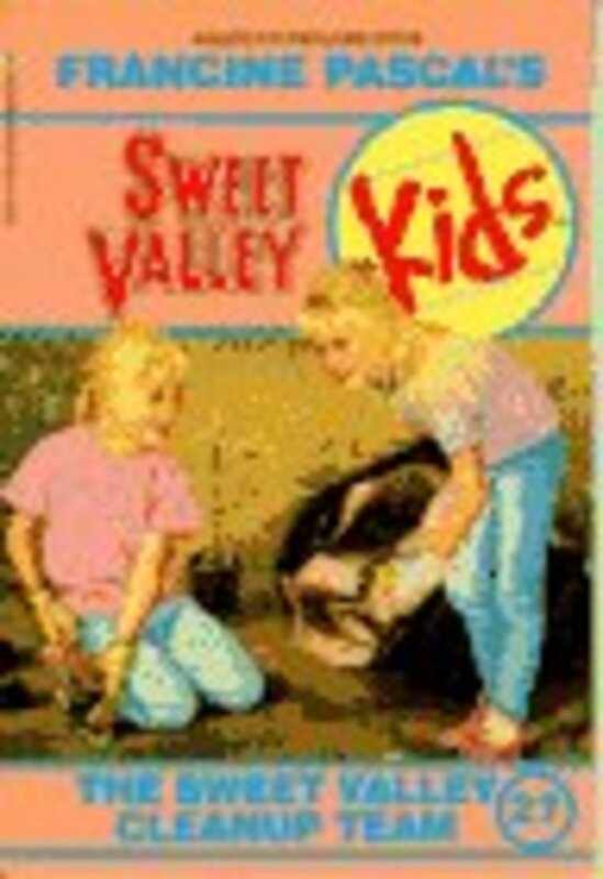Book cover for "The Sweet Valley Cleanup Team" by Francine Pascal