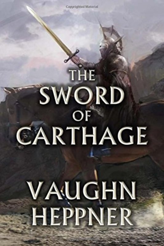 Book cover for "The Sword of Carthage" by Vaughn Heppner