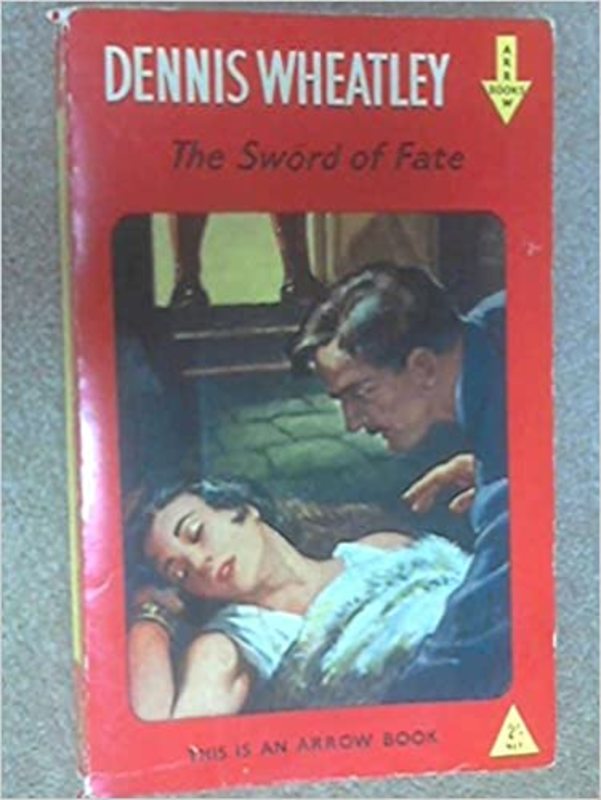 Book cover for "The Sword of Fate" by Dennis Wheatley