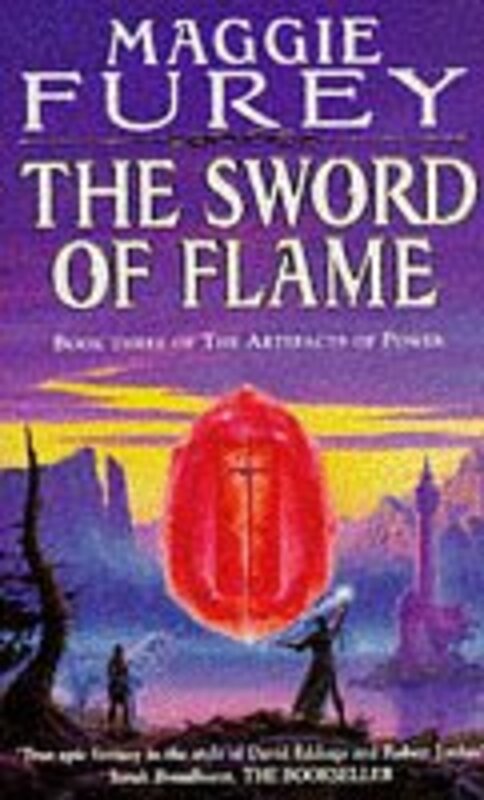 Book cover for "The Sword of Flame" by Maggie Furey
