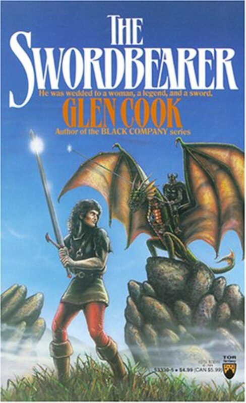 Book cover for "The Swordbearer" by Glen Cook