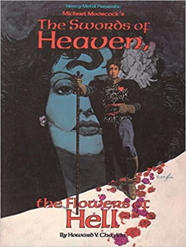 Book cover for "The Swords of Heaven, the Flowers of Hell" by Michael Moorcock