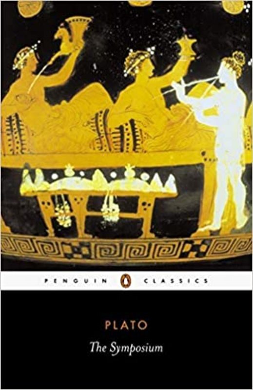 Book cover for "The Symposium" by Plato