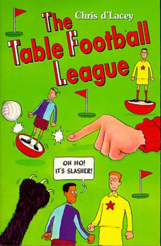 Book cover for "The Table Football League" by Chris d'Lacey