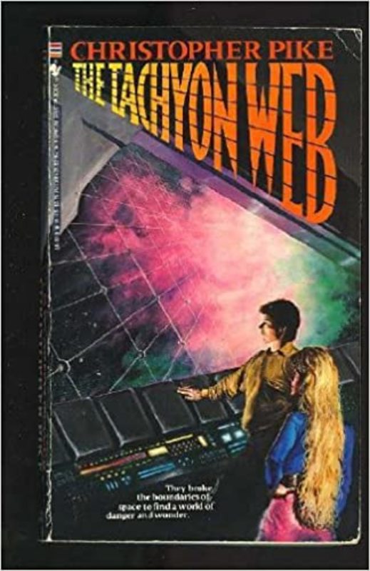 Book cover for "The Tachyon Web" by Christopher Pike