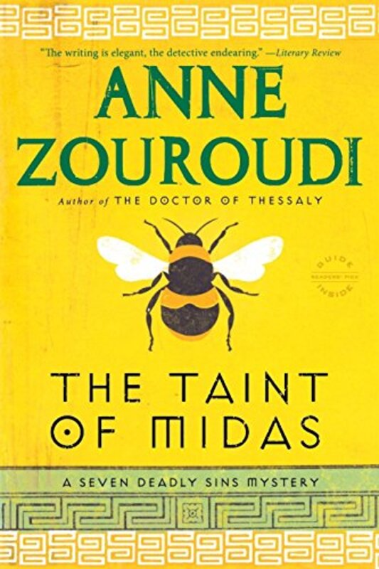 Book cover for "The Taint of Midas" by Anne Zouroudi
