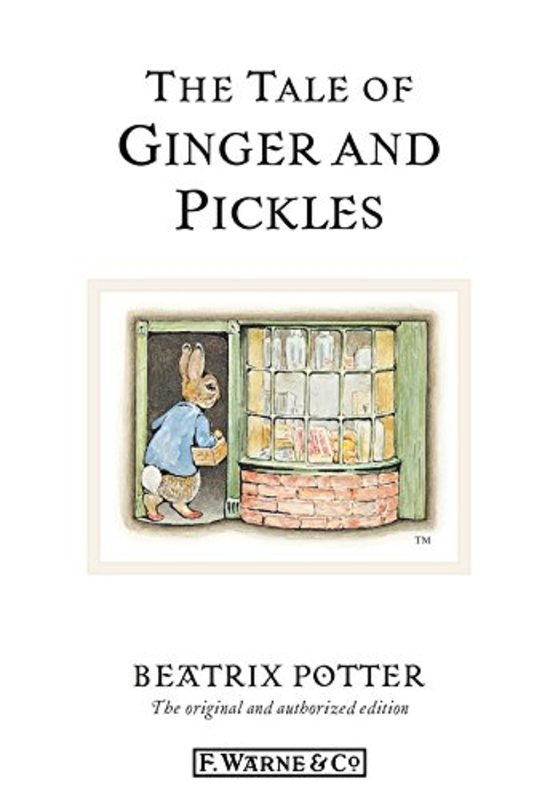 Book cover for "The Tale of Ginger & Pickles" by Beatrix Potter