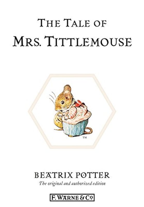 Book cover for "The Tale of Mrs. Tittlemouse" by Beatrix Potter