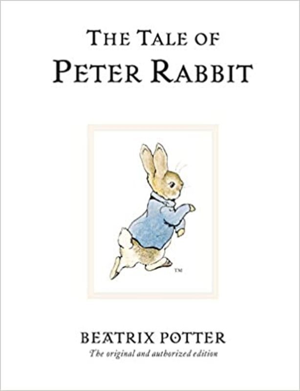 Book cover for "The Tale of Peter Rabbit" by Beatrix Potter